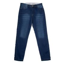 Calça Jeans Feminina Jezzian Plus Size Cigarrete Azul