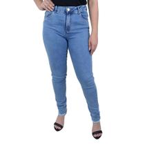 Calça Jeans Feminina Lado Avesso Pin-Up Azul Claro - L124187