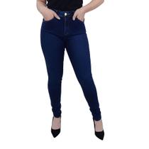 Calça Jeans Feminina Lado Avesso Pin-up Azul Stone - L122003