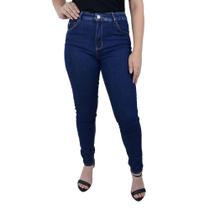 Calça Jeans Feminina Lado Avesso Pin-Up Jegging Azul - L1240 Calça Jeans Feminina Lado Avesso Pin-Up Jegging Azul - L1240