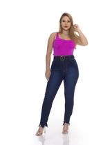 Calça jeans feminina levanta bumbum modela Cintura Básica