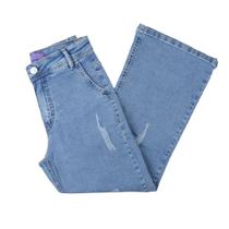 Calça Jeans Feminina Loofting Cropped Reta - 11116 Calça Jeans Feminina Loofting Cropped Reta - 11116