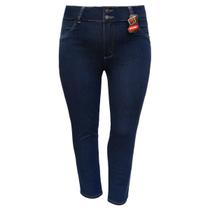 Calça Jeans Feminina Malha Denim Cintura Alta Plus Size - Razure