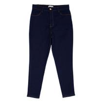Calça Jeans Feminina Max Denim Plus Size Skinny Azul Escuro