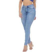 Calça Jeans Feminina Medium Super Skinny Modela Corpo