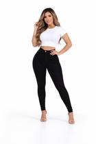 Calça Jeans Feminina Miller Deluxe Preta Confortável Algodão Original Calça Jeans Feminina Miller Deluxe Preta Confortável Algodão Original