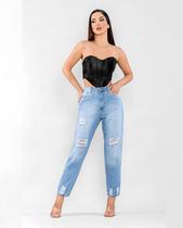 Calça Jeans Feminina Mom 22507 Clara