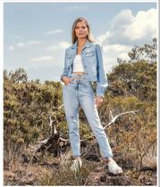 Calça Jeans Feminina Mom Cós Duplo Bludenim