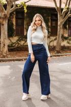Calça jeans feminina pantalona Calça jeans feminina pantalona