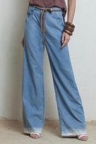 Calça jeans feminina pantalona Calça jeans feminina pantalona