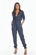Calça Jeans Feminina Pijama Osmoze 6001100253 Azul