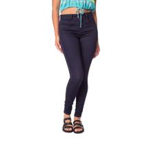 Calça Jeans Feminina Pitt Skinny Push Up Azul Escuro