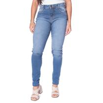 Calça Jeans Feminina Pitt Skinny Push Up Azul