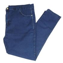 Calça Jeans Feminina Plus Size Cigarrete Levanta Bumbum Skinny Cintura Alta Elastano
