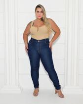 Calça Jeans feminina Plus Size modelo Skinny