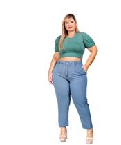 Calça Jeans Feminina Plus Size Mom 46 ao 54 - Razon - 1102 - Razon Jeans