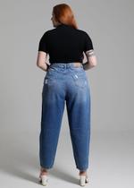 Calça Jeans Feminina Plus size Slouchy Sawary 271953