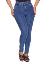 Calça jeans feminina power pinça frontal destroyer suave Calça jeans feminina power pinça frontal destroyer suave