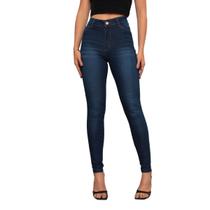 Calça Jeans Feminina Premium Skinny Cintura Alta Confort