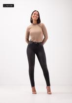Calça Jeans Feminina Preta Fit For Me Lunender
