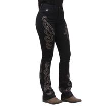 Calça Jeans Feminina Preta Os Vaqueiros 36382 Calça Jeans Feminina Preta Os Vaqueiros 36382