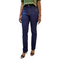 Calça Jeans Feminina Reta Cós Alto Dardak