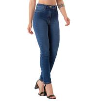 Calça Jeans Feminina Reta Lavagem Media Calça Jeans Feminina Reta Lavagem Media