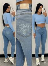 Calça Jeans Feminina Sal e Pimenta Skinny Lançamento Empina Bumbum com Elastano Tamanho:36Referência:1699 Calça Jeans Feminina Sal e Pimenta Skinny Lançamento Empina Bumbum com Elastano Tamanho:36Referência:1699