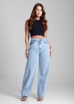 Calça Jeans Feminina Sawary Barrel 281817