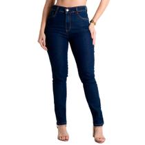 Calça Jeans Feminina Sawary Hot Pants Azul Escuro Calça Jeans Feminina Sawary Hot Pants Azul Escuro