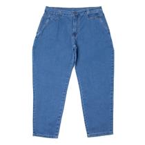Calça Jeans Feminina Sawary Plus Size Fly Azul Claro