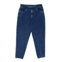 Calça Jeans Feminina Sawary Plus Size Mom Lisa Azul