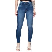 Calça Jeans Feminina Sawary Push Up Azul