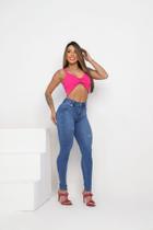 Calça jeans feminina skinny Alta elasticidade cintura alta Calça jeans feminina skinny Alta elasticidade cintura alta