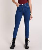 Calça jeans feminina skinny alta Calça jeans feminina skinny alta