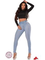 Calça Jeans Feminina Skinny C/Cinto Encapado Clara-Divas-5102 - LD jeans