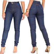Calça Jeans Feminina Skinny Cintura Alta Confortável Lycra Calça Jeans Feminina Skinny Cintura Alta Confortável Lycra