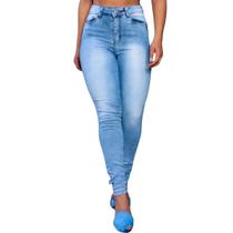 Calça Jeans Feminina Skinny Cintura Alta