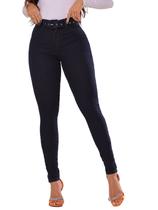 Calça Jeans Feminina Skinny Com Cinto Black-Bi strech 360-LD2054 - LD jeans