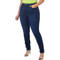 Calça Jeans Feminina Skinny, Com Stretch, Plus Size