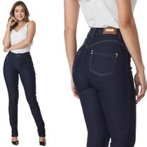 Calça Jeans Feminina Skinny HNO Basic com Elastano Azul Escuro Calça Jeans Feminina Skinny HNO Basic com Elastano Azul Escuro