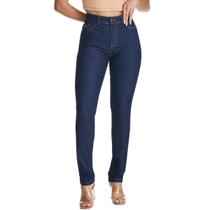 Calça Jeans Feminina Skinny HNO Classic com Elastano Azul Escuro