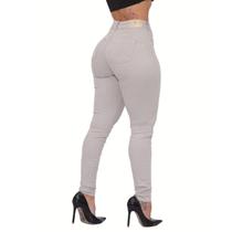 Calça Jeans Feminina Skinny Hot Pants Com Elastano Modeladora Justa Empina Bumbum