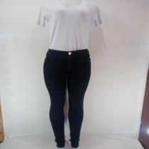 Calça Jeans Feminina Skinny Modela Bumbum Cintura Alta