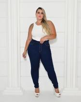 Calça Jeans feminina Skinny Plus Size Elegante