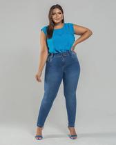 Calça Jeans Feminina Skinny Plus Size