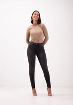 Calça Jeans Feminina Skinny Preta Fit For Me Lunender 0024J Calça Jeans Feminina Skinny Preta Fit For Me Lunender 0024J