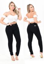 calça jeans feminina skiny hotpants preta - NB Vestuário