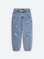 Calça jeans feminina slouchy
