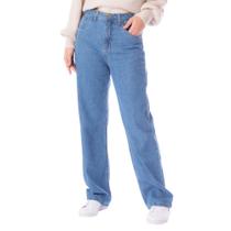 Calça Jeans Feminina Teezz Wide Leg Azul
